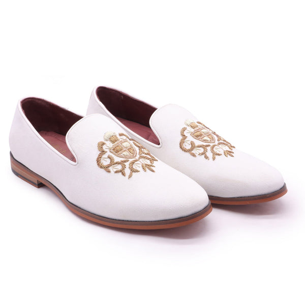 Royalfee Favio Embroidered Velvet Slip-On | VLT EMB 0134