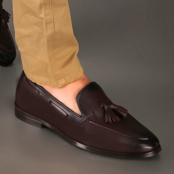 Tasseled Loafer In Genuine Leather LTR 0136