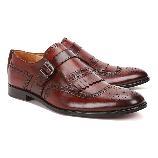 Single-Strap Monk Shoes ( PREMIUM QUALITY GENUINE LEATHER ) | LTR 0093