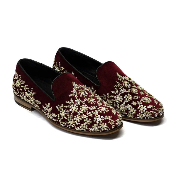 Embroidered Groom Wedding Shoes  | VLT EMB 0048