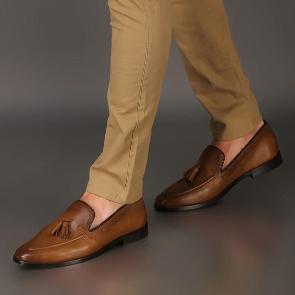 Tasseled Loafer In Genuine Leather LTR 0136