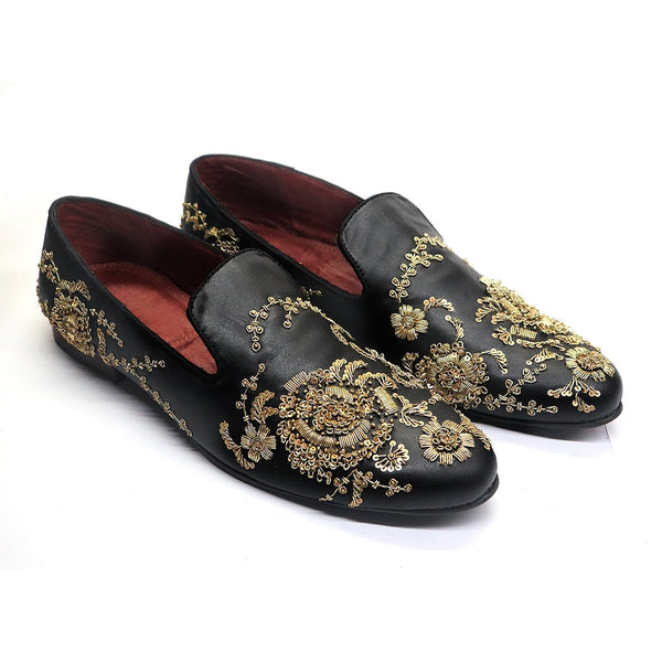 Embroidered Groom Wedding Shoes |