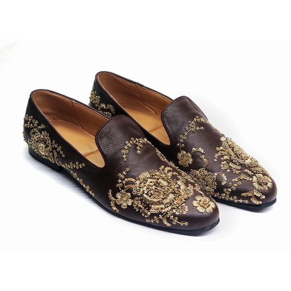 Embroidered Groom Wedding Shoes |